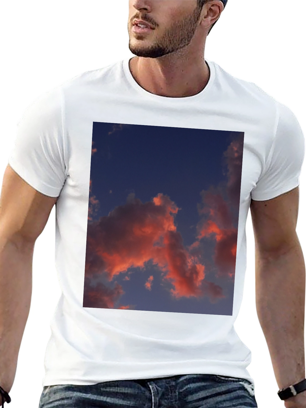 Sunset Cloud Graphic Tee - Stylish Casual Wear
