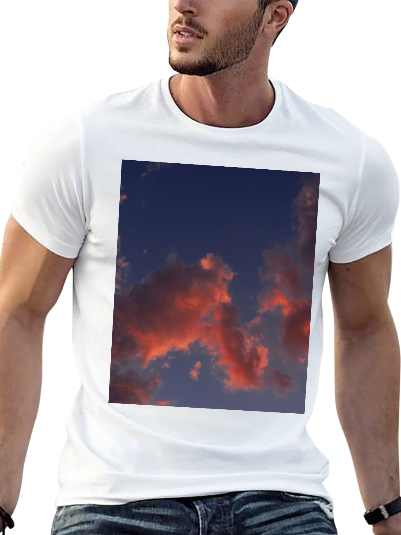 Sunset Cloud Graphic Tee - Stylish Casual Wear