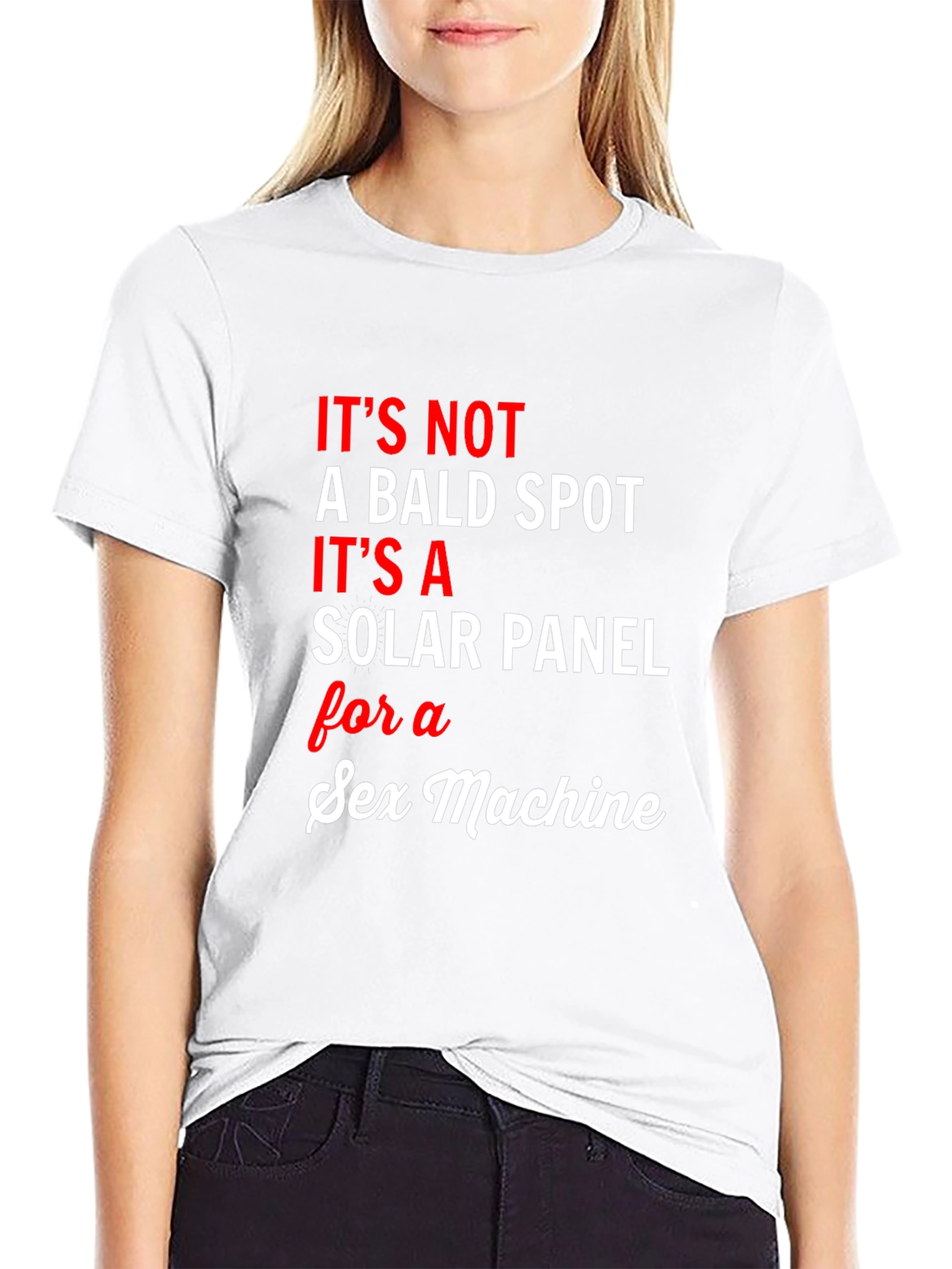 Funny Solar Panel Sex Machine Graphic Tee