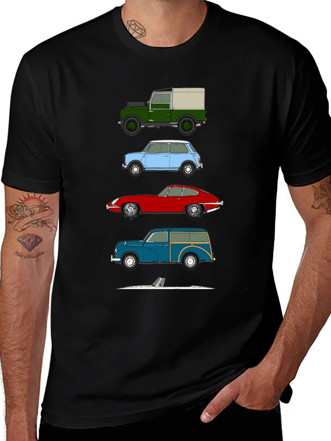 Vintage Car T-Shirt: Classic Automotive Design