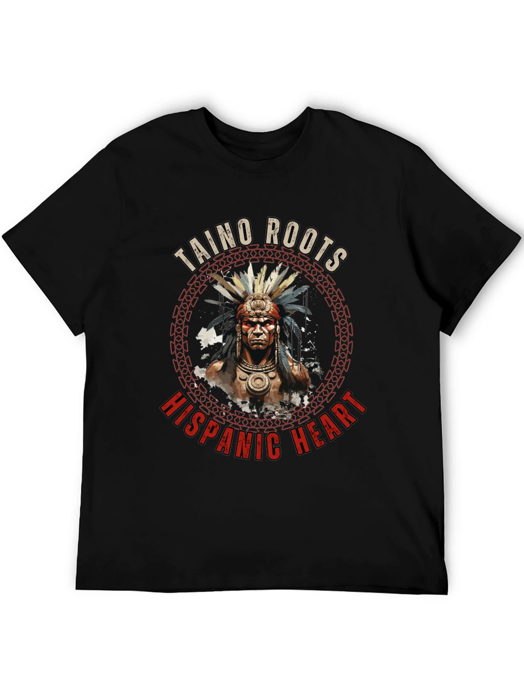 Taino Roots Hispanic Heart T-Shirt