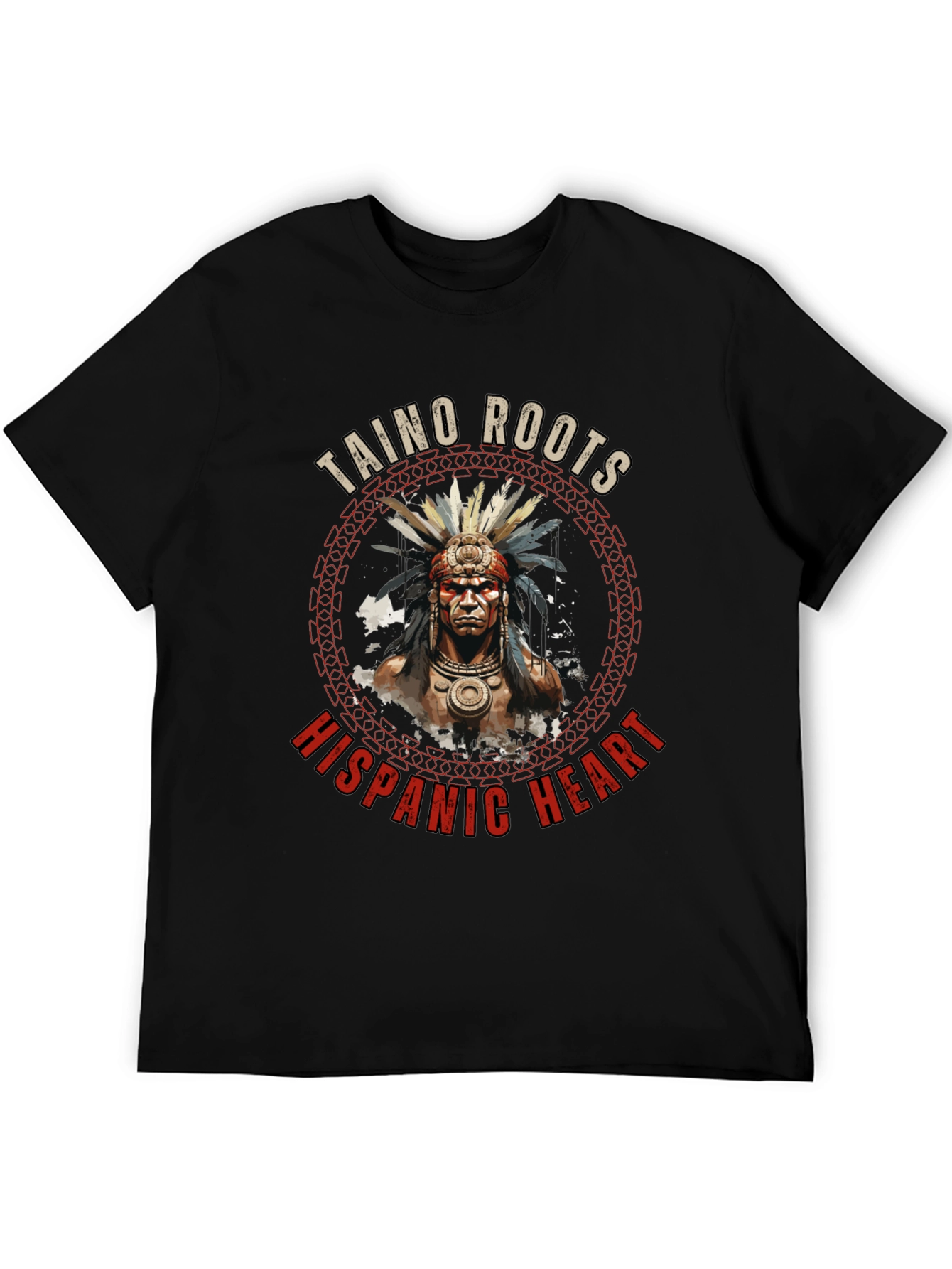 Taino Roots Hispanic Heart T-Shirt