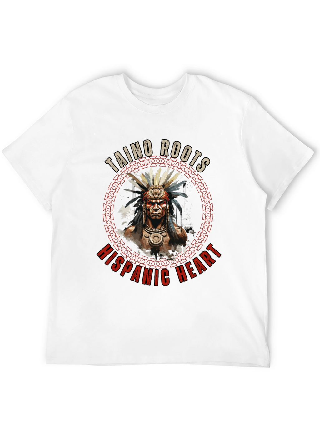 Taino Roots Hispanic Heart T-Shirt