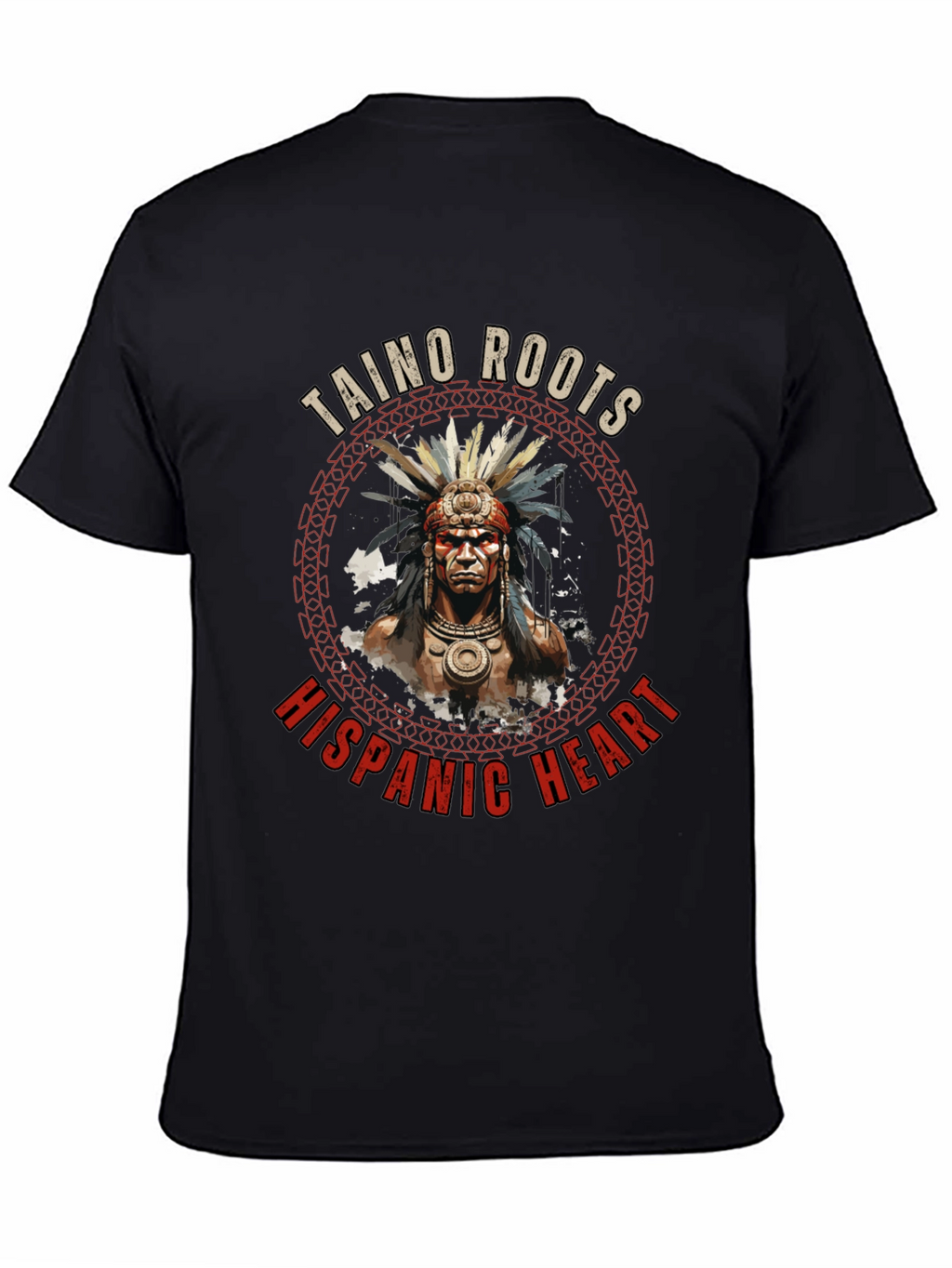 Taino Roots Hispanic Heart T-Shirt