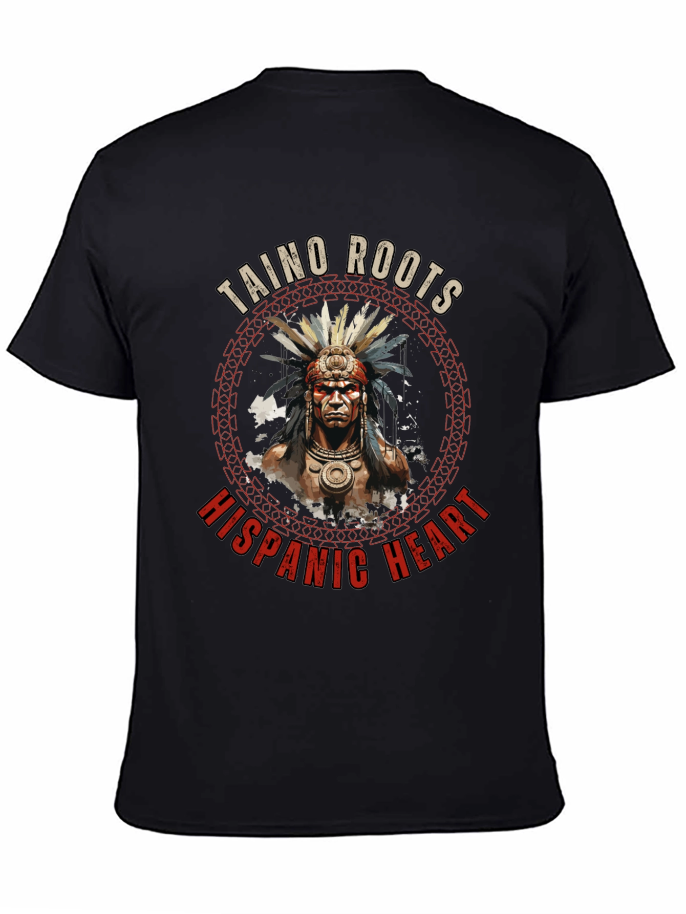 Taino Roots Hispanic Heart T-Shirt