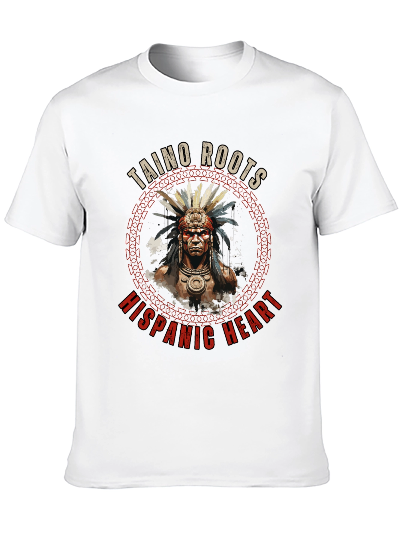 Taino Roots Hispanic Heart T-Shirt