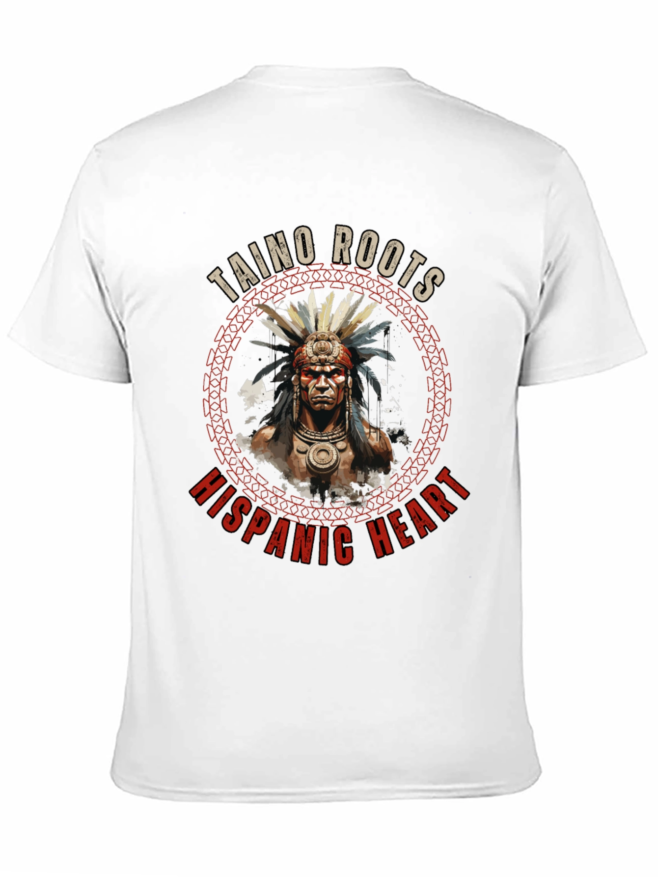 Taino Roots Hispanic Heart T-Shirt