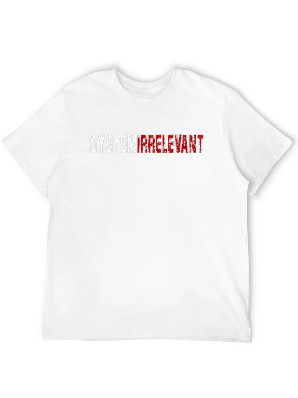 System Irrelevant Graphic T-Shirt - Casual Wear