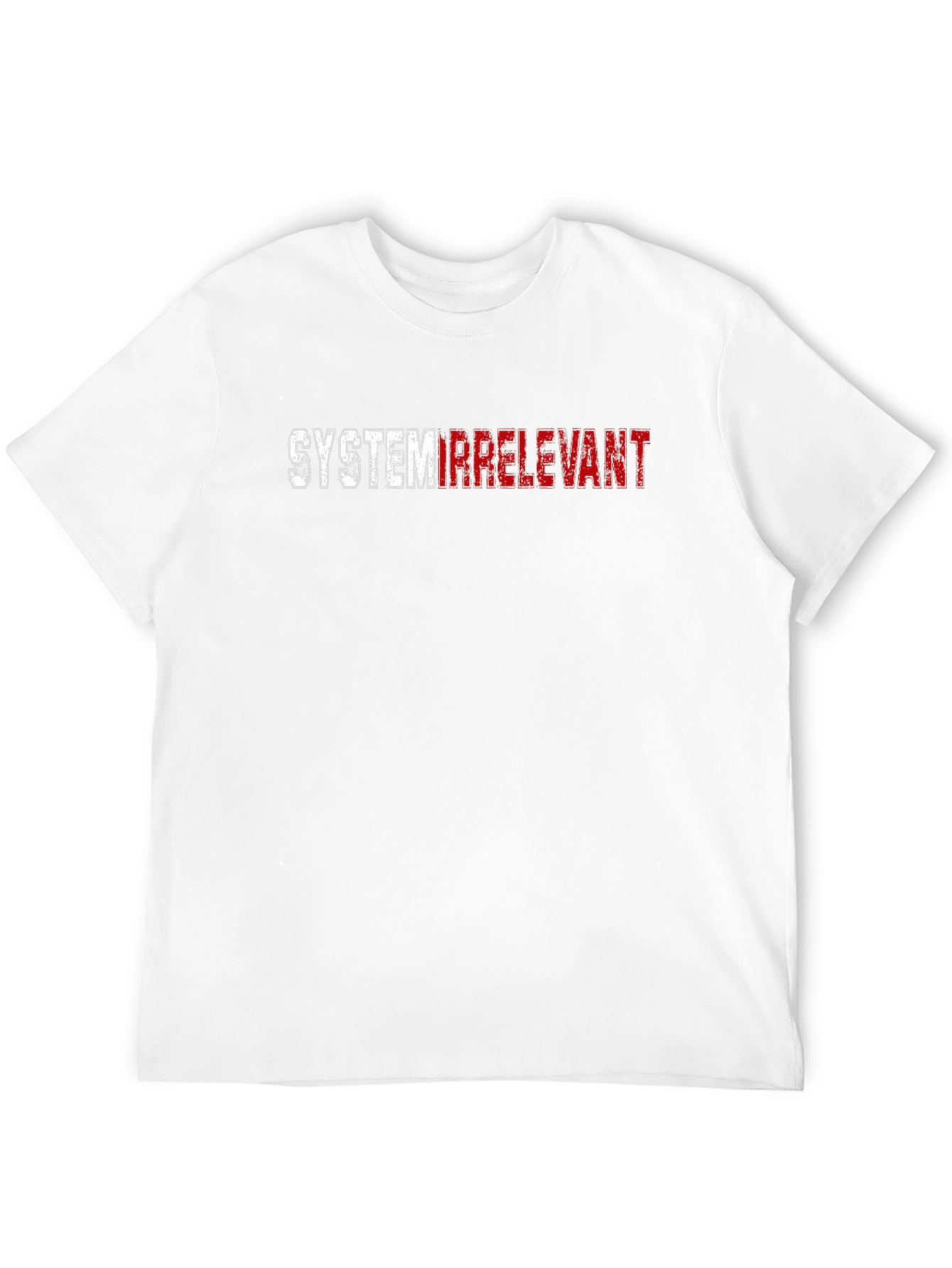 System Irrelevant Graphic T-Shirt - Casual Wear
