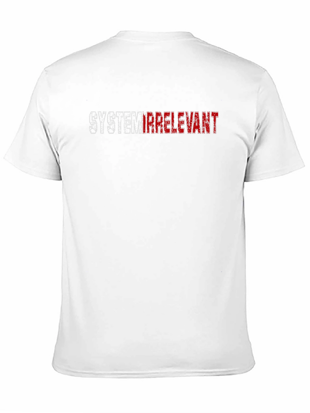 System Irrelevant Graphic T-Shirt - Casual Wear