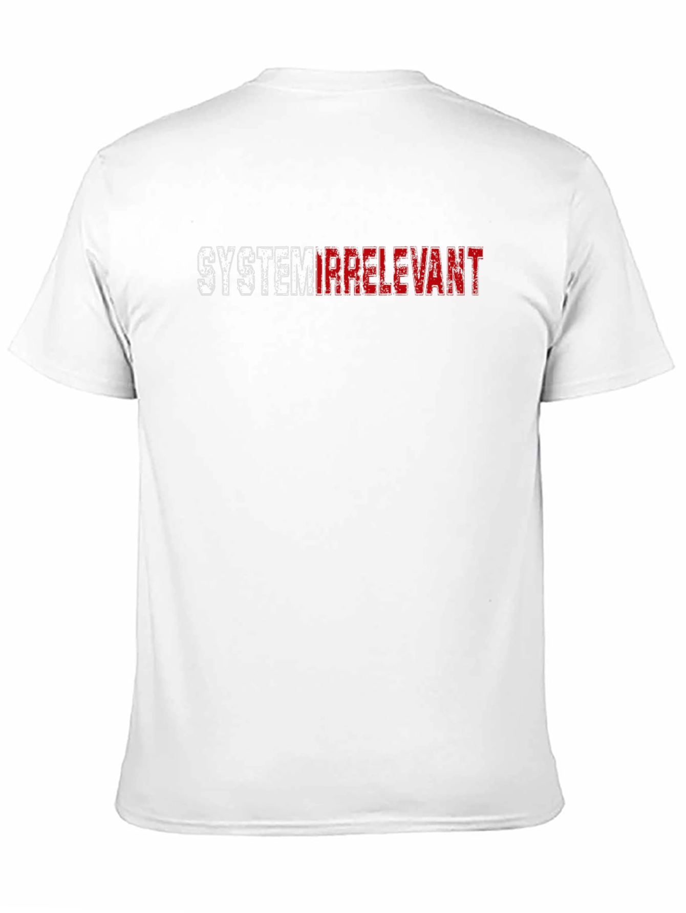 System Irrelevant Graphic T-Shirt - Casual Wear