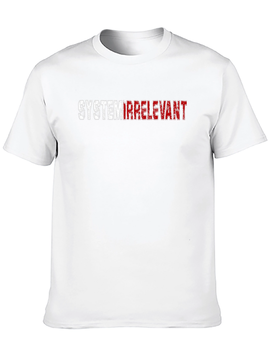 System Irrelevant Graphic T-Shirt - Casual Wear