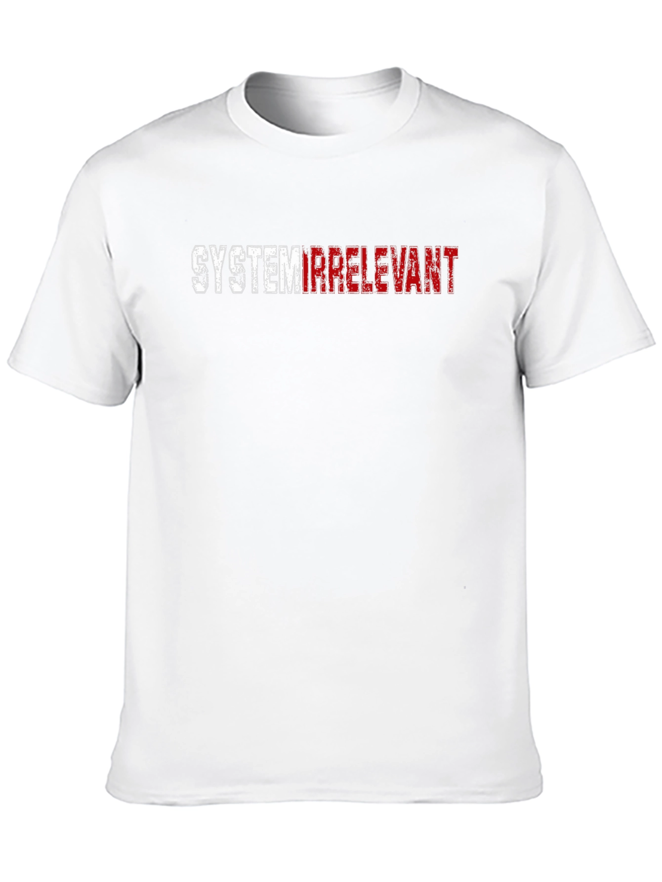 System Irrelevant Graphic T-Shirt - Casual Wear