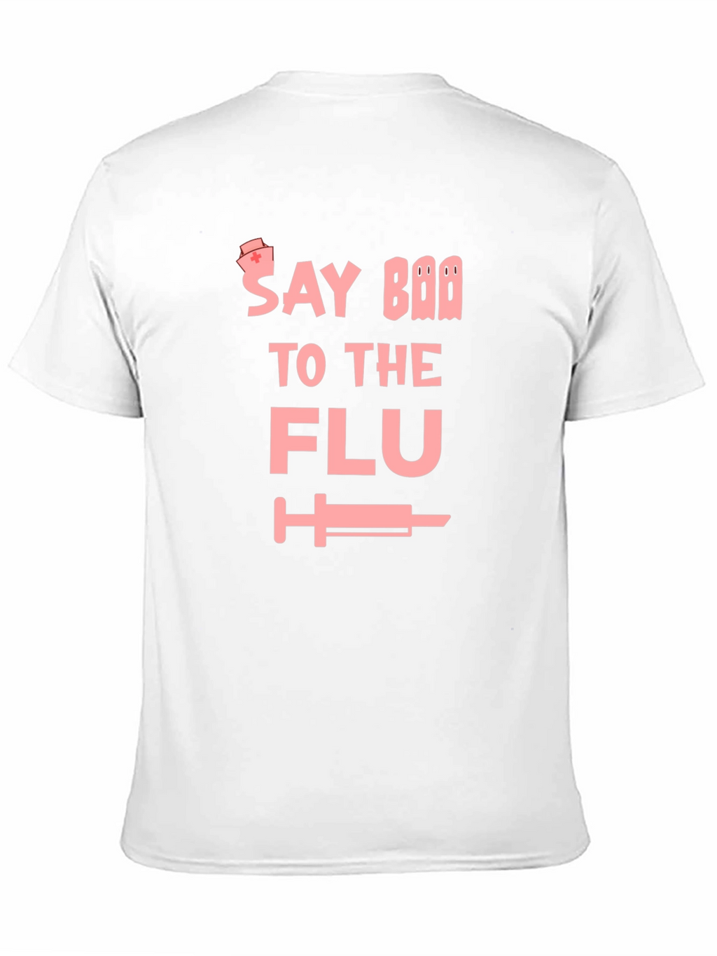 Say Boo to the Flu Black Graphic Tee
