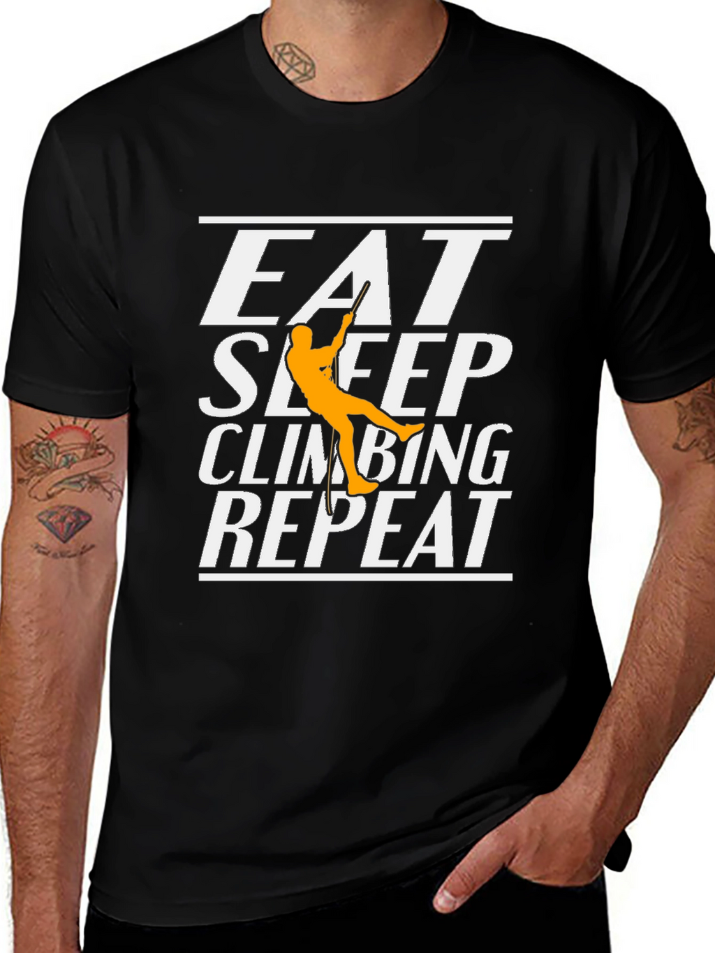 Eat Sleep Climbing Repeat T-Shirt