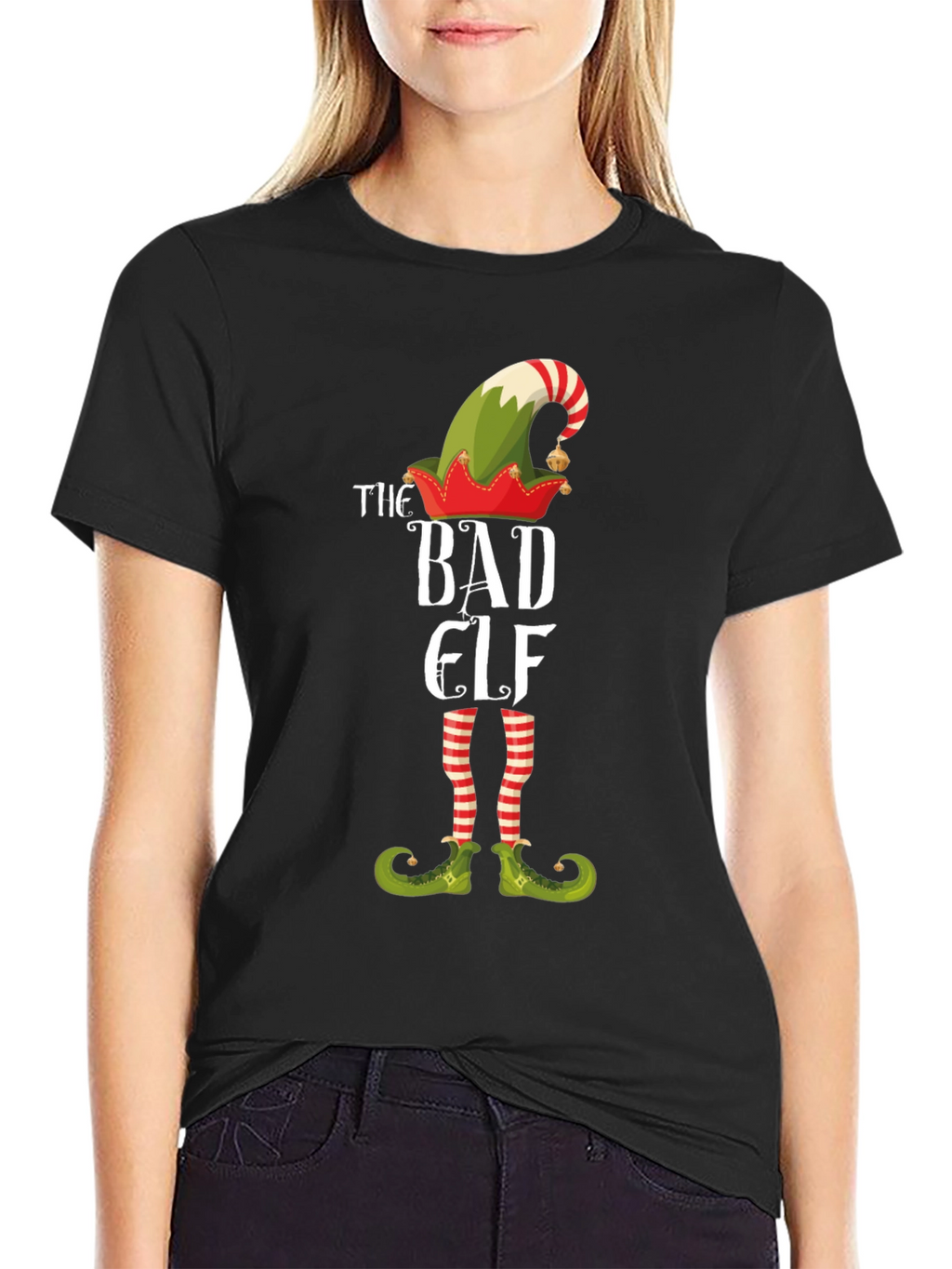 The Bad Elf Christmas Graphic Tee