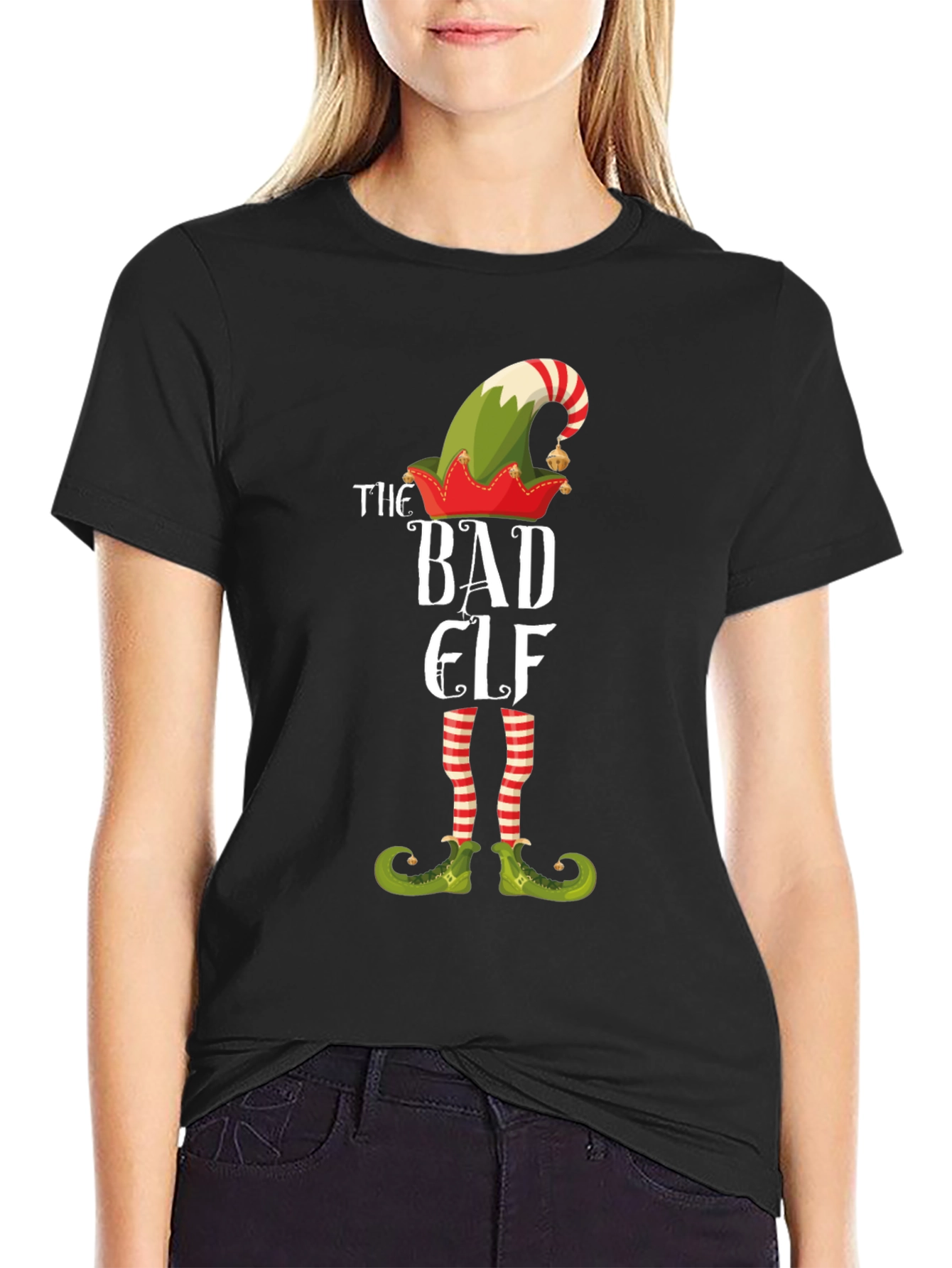 The Bad Elf Christmas Graphic Tee