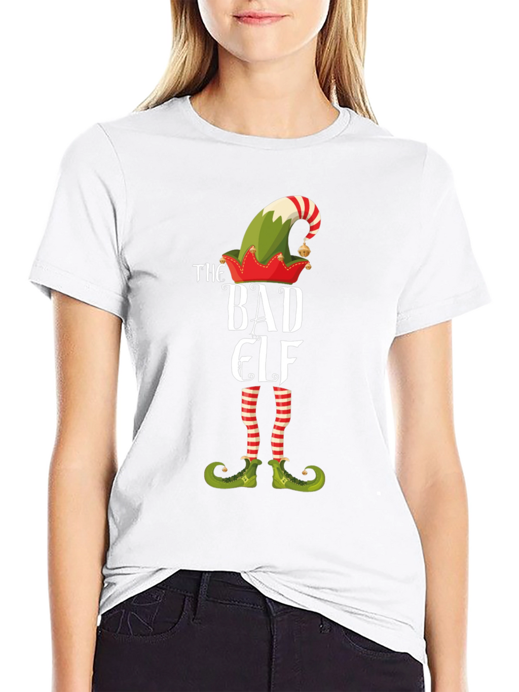 The Bad Elf Christmas Graphic Tee
