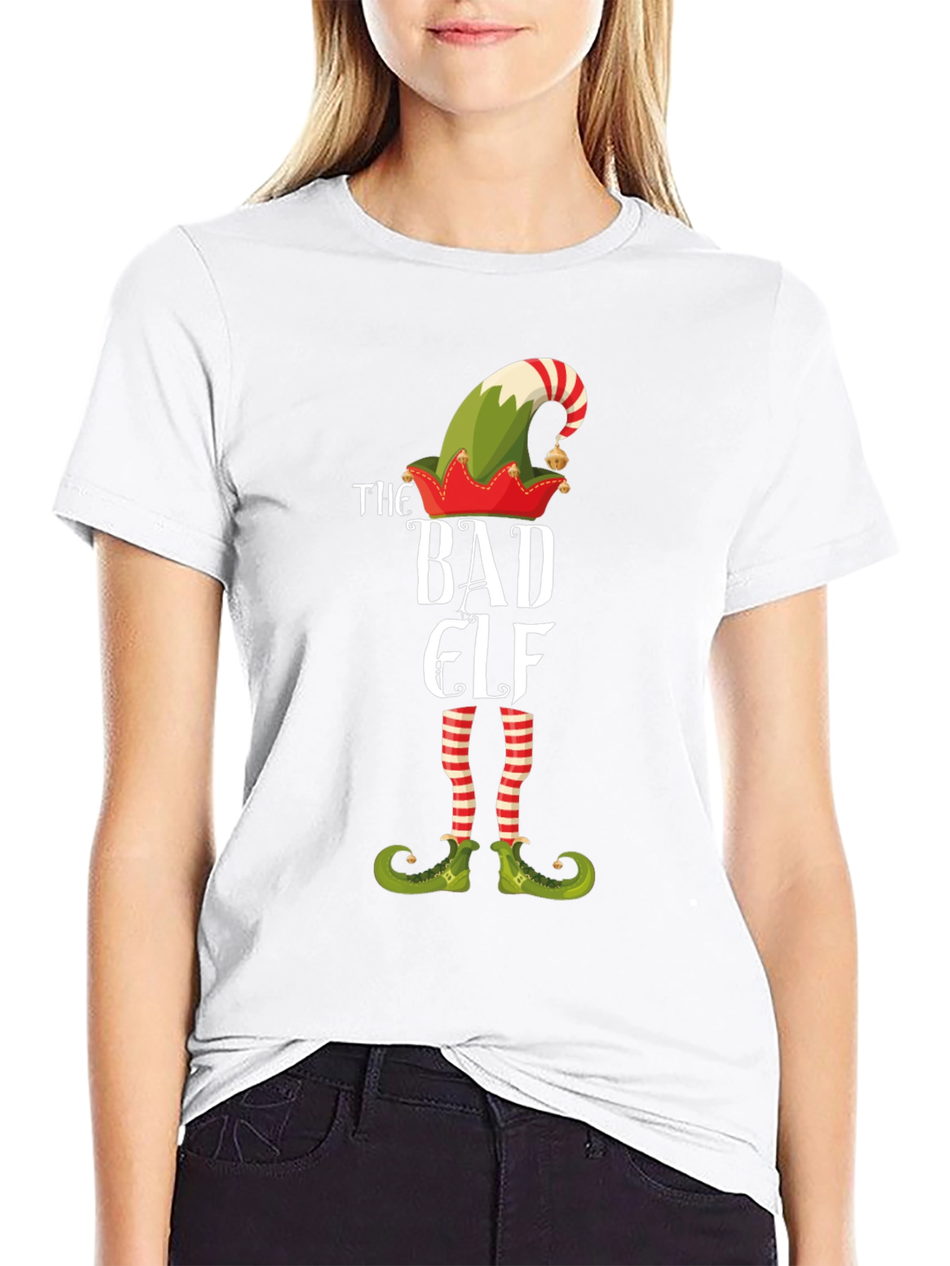 The Bad Elf Christmas Graphic Tee