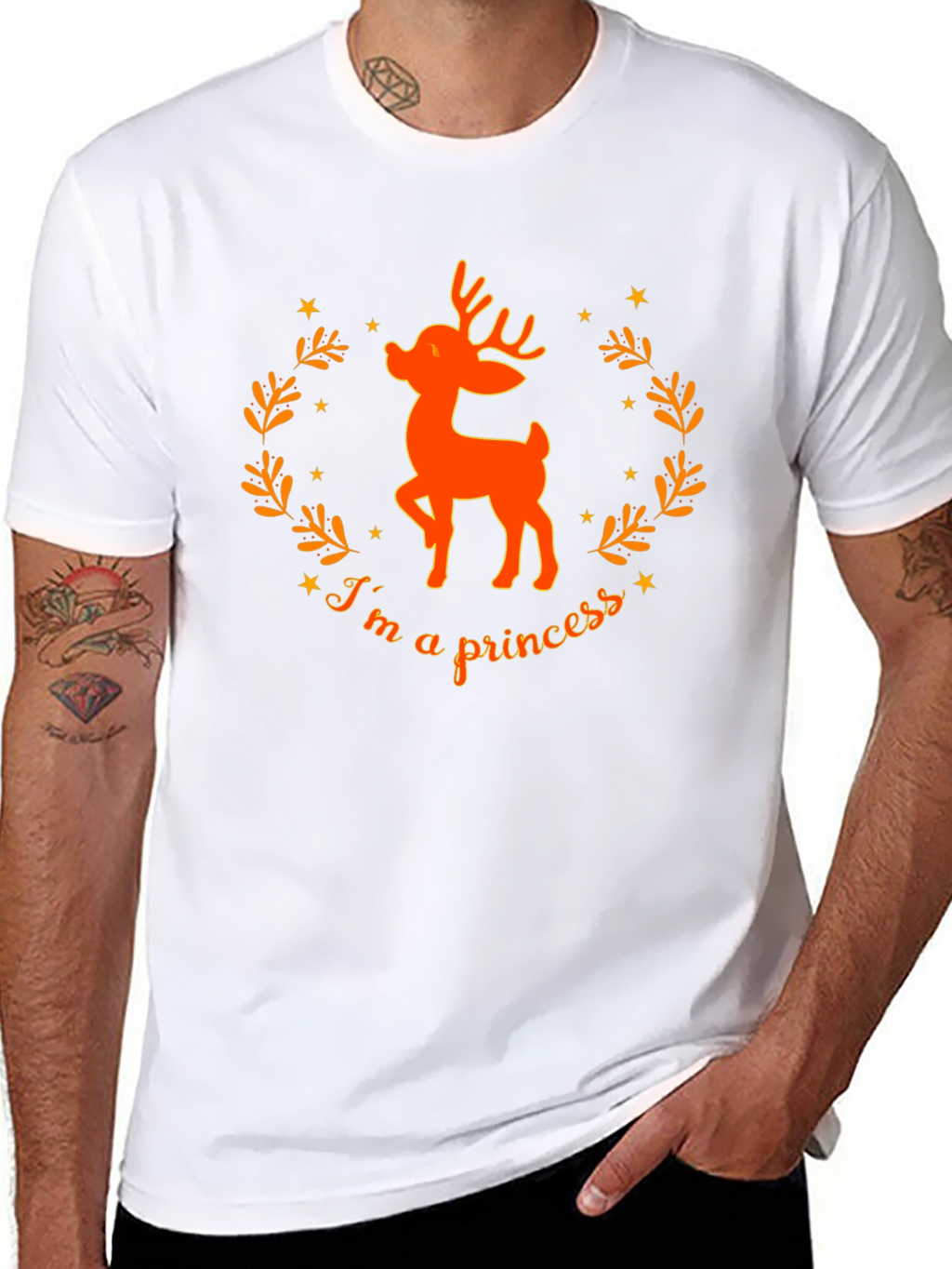 Im a Princess Deer Graphic T-Shirt