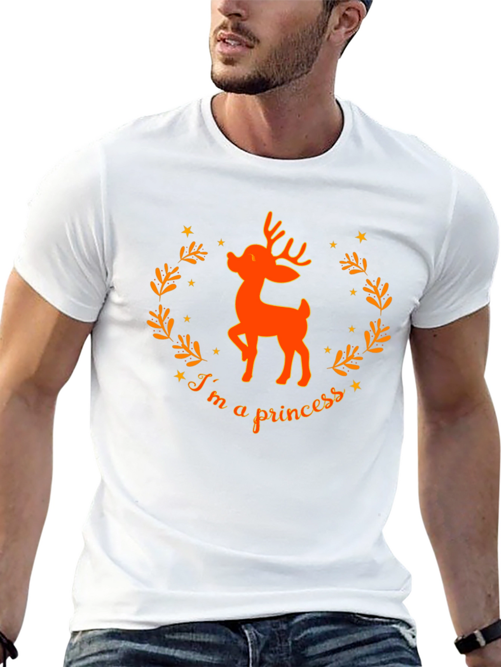Im a Princess Deer Graphic T-Shirt