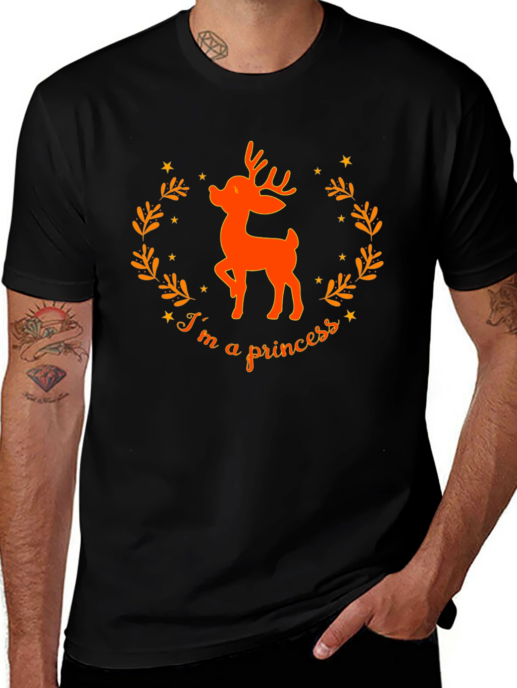 Im a Princess Deer Graphic T-Shirt