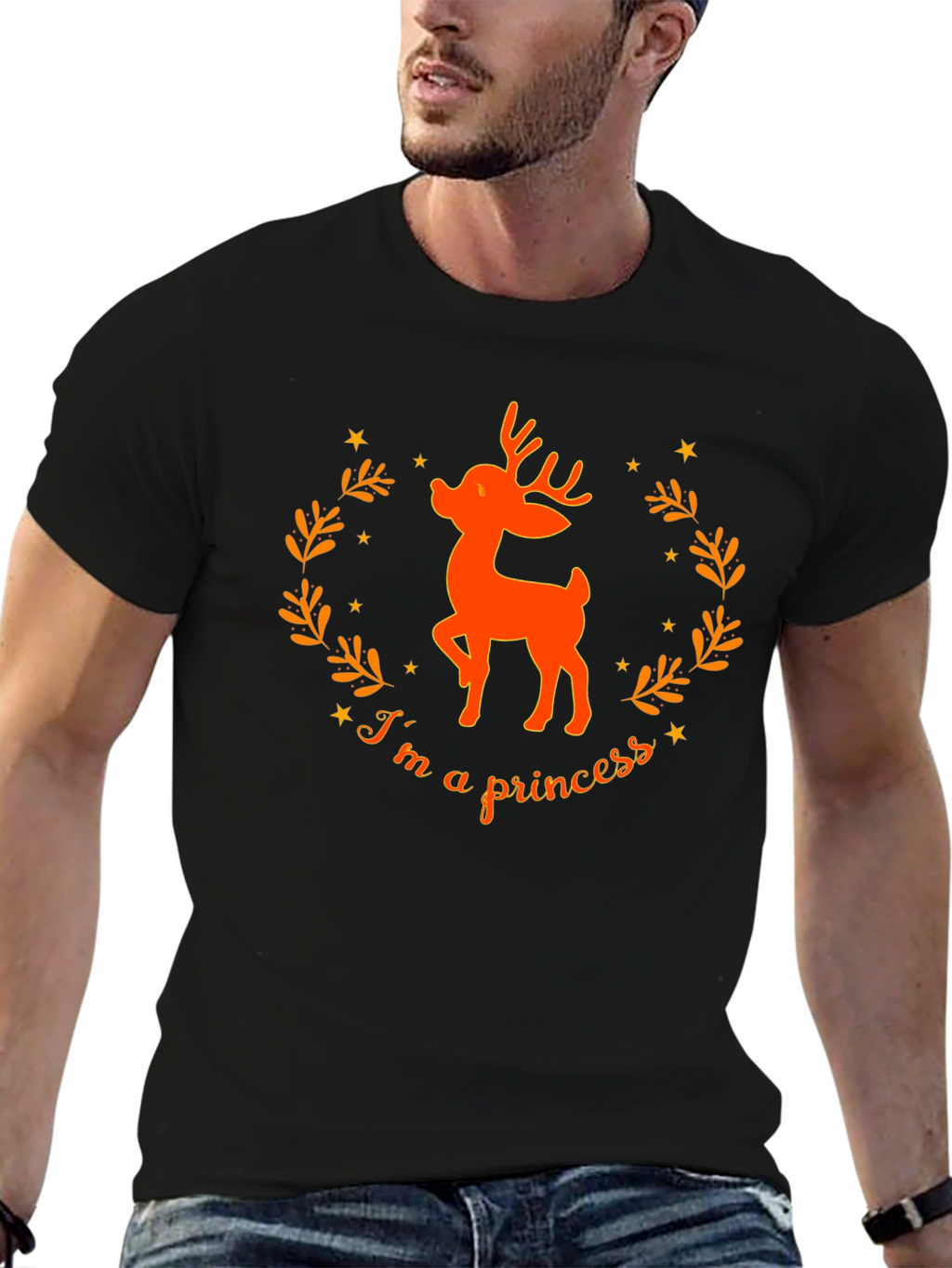 Im a Princess Deer Graphic T-Shirt