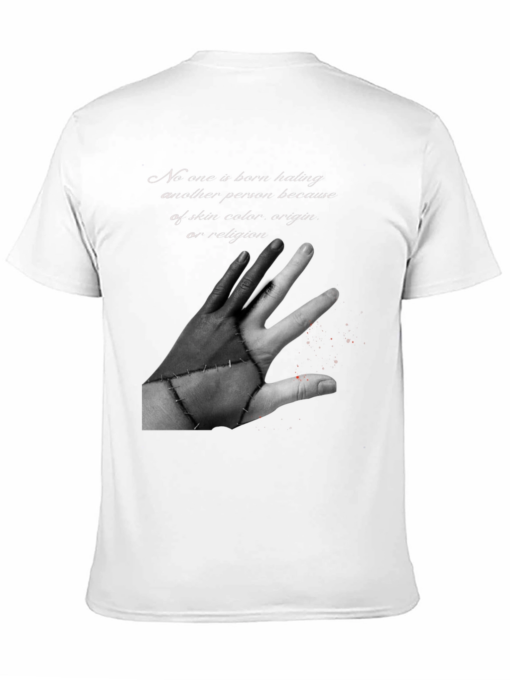 Unity Black T-Shirt - No Hate Graphic Tee