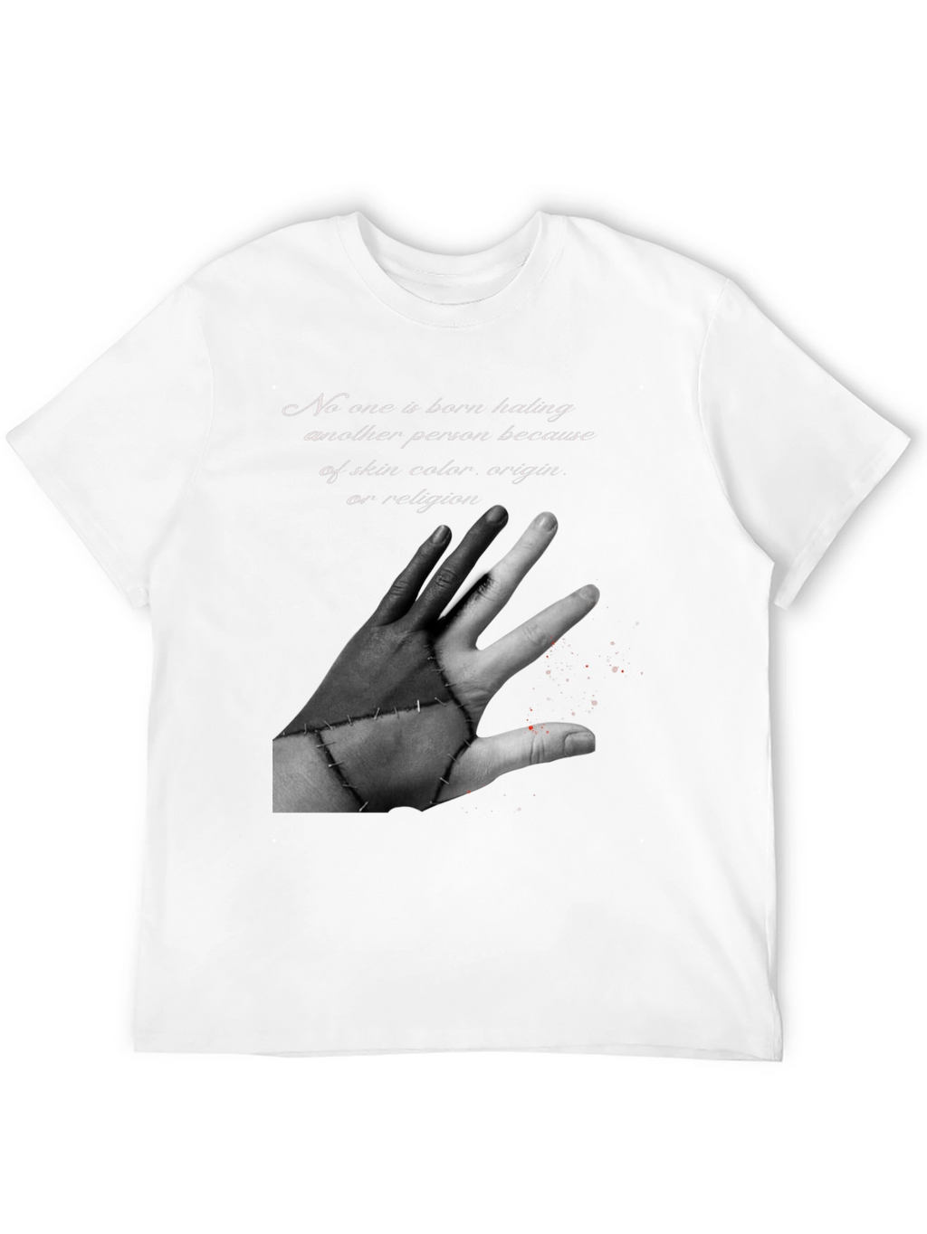 Unity Black T-Shirt - No Hate Graphic Tee
