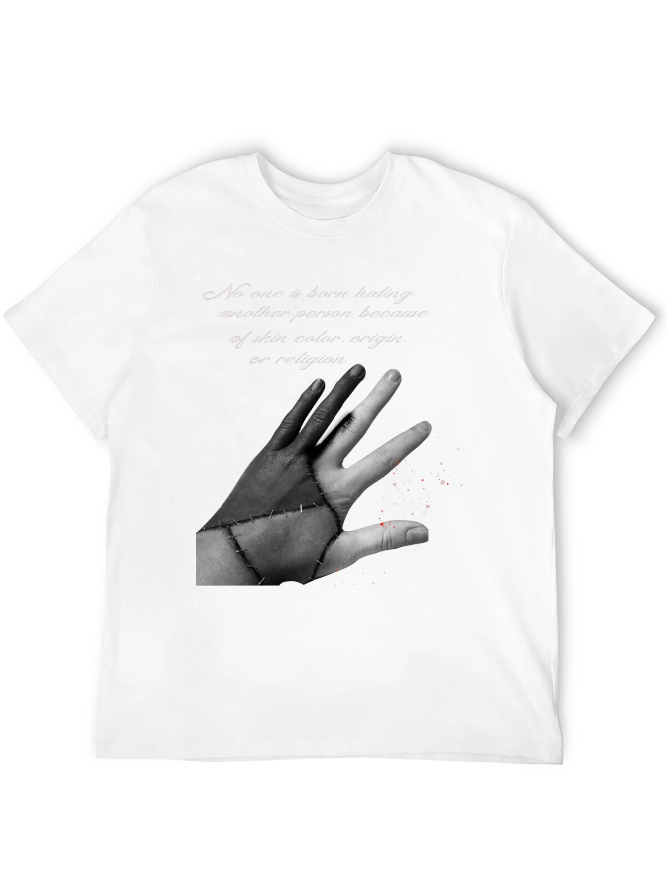 Unity Black T-Shirt - No Hate Graphic Tee