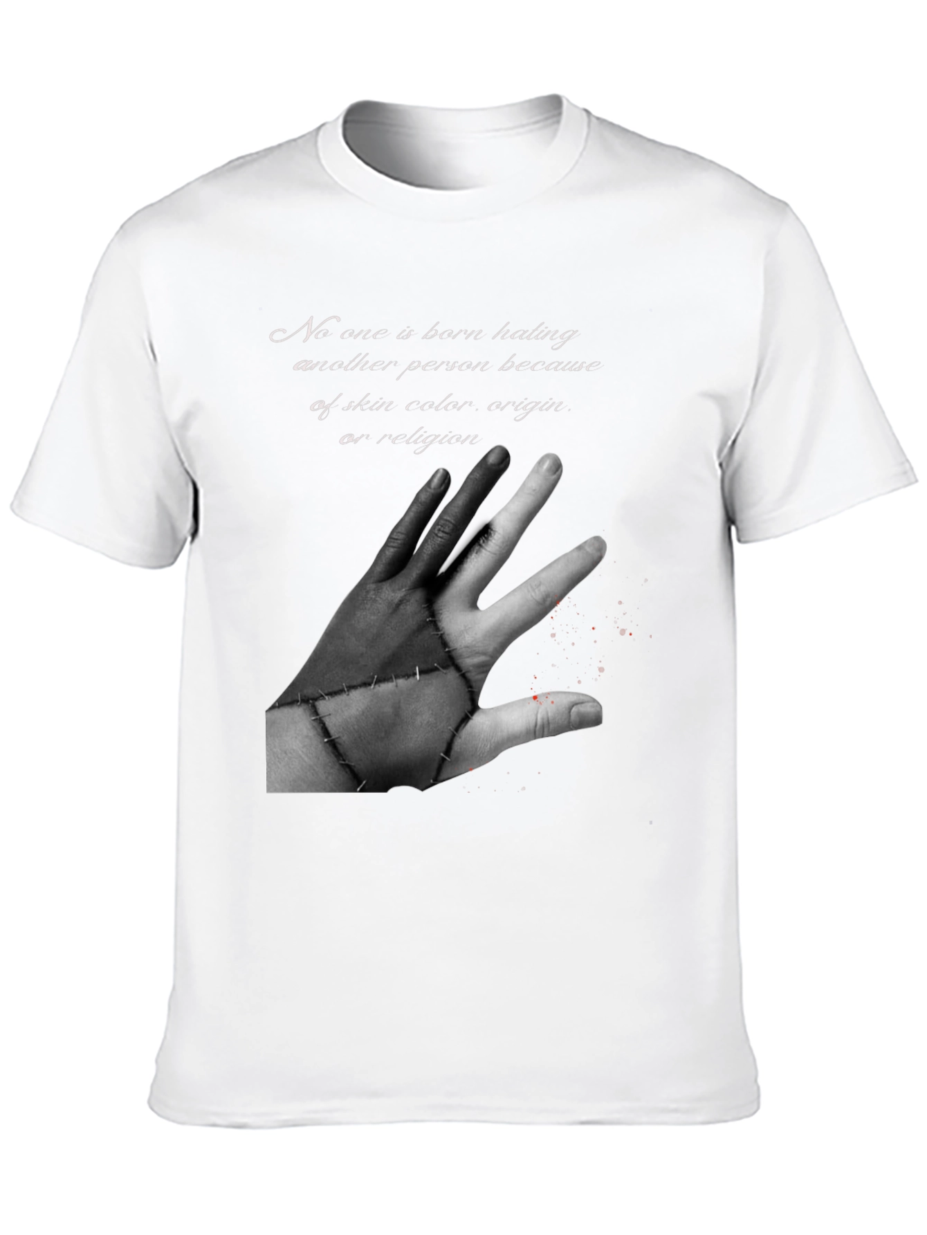 Unity Black T-Shirt - No Hate Graphic Tee