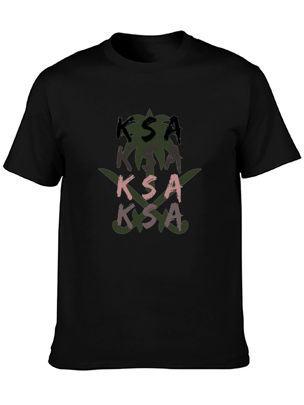 KSA Design Black T-Shirt