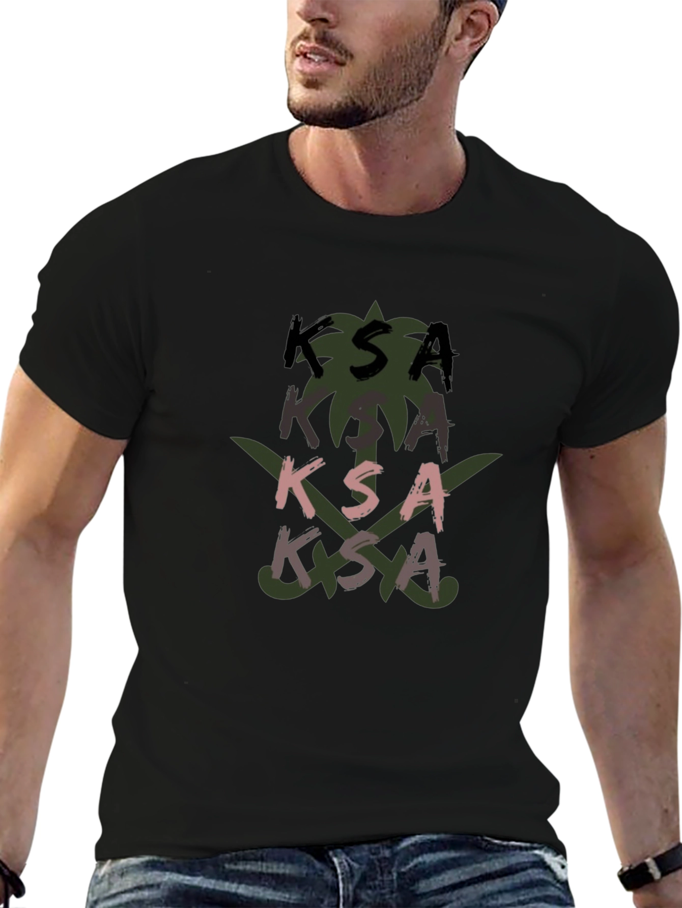 KSA Design Black T-Shirt