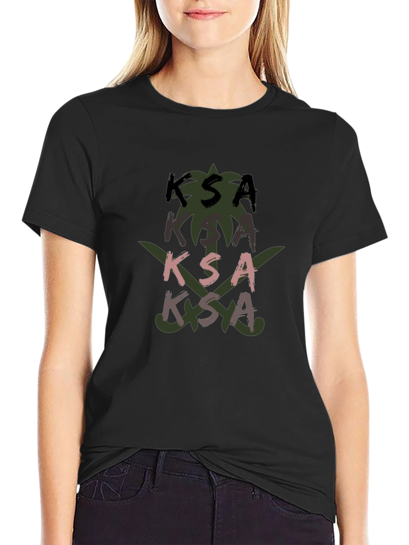 KSA Design Black T-Shirt