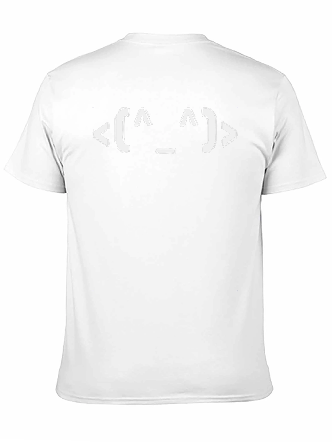 ASCII Emoticon T-Shirt - Relaxed Fit Black Tee