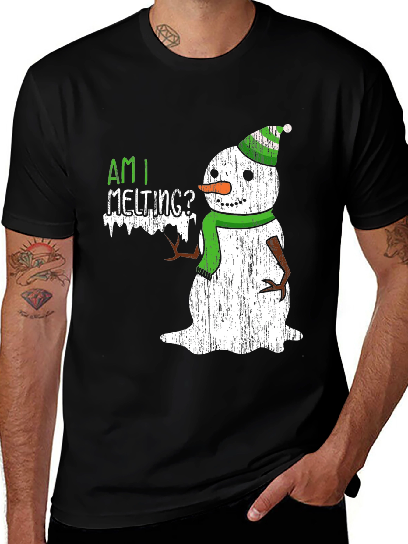Am I Melting? Snowman Graphic Tee