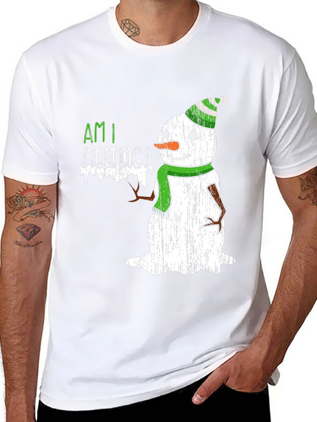 Am I Melting? Snowman Graphic Tee