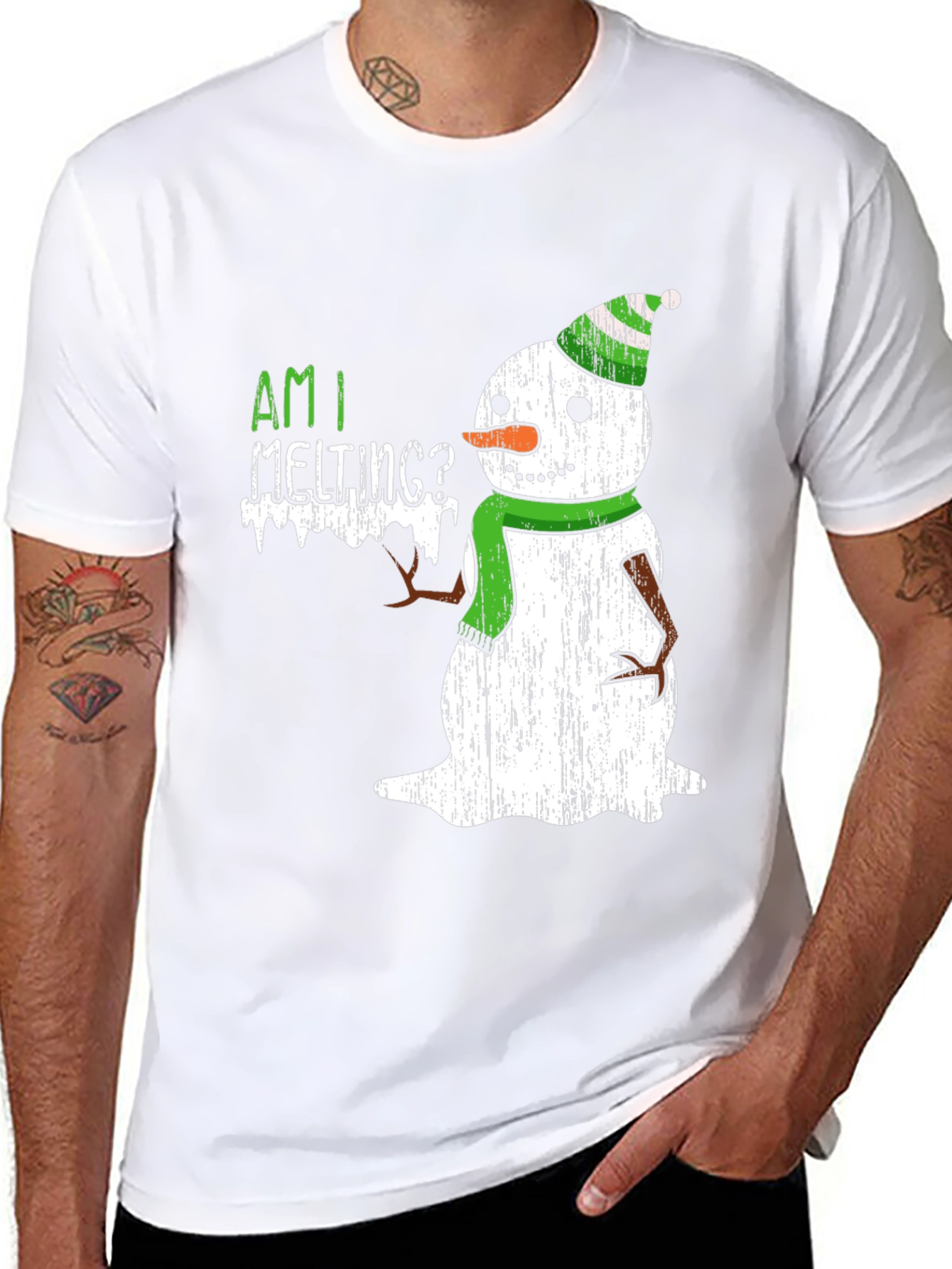 Am I Melting? Snowman Graphic Tee