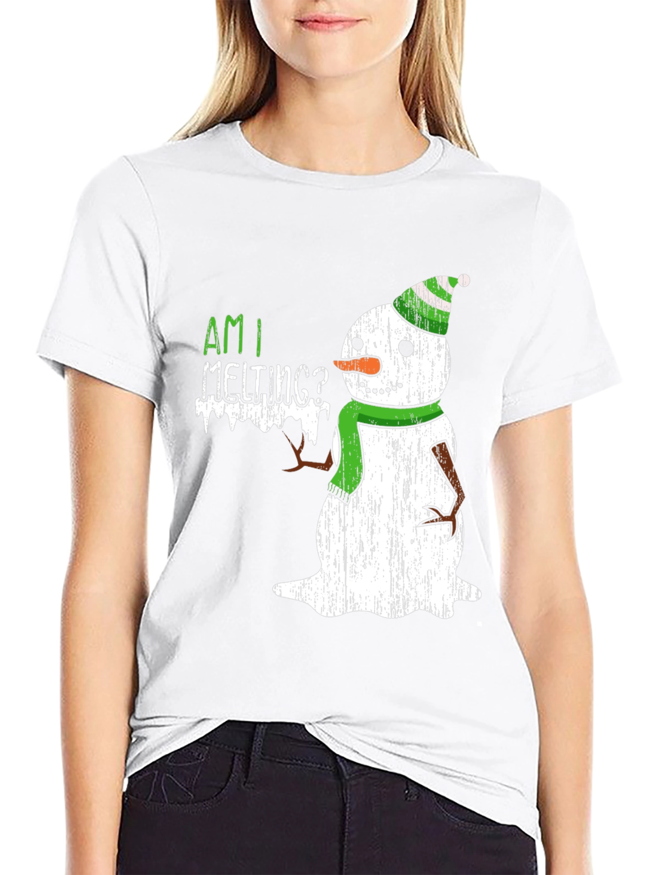 Am I Melting? Snowman Graphic Tee