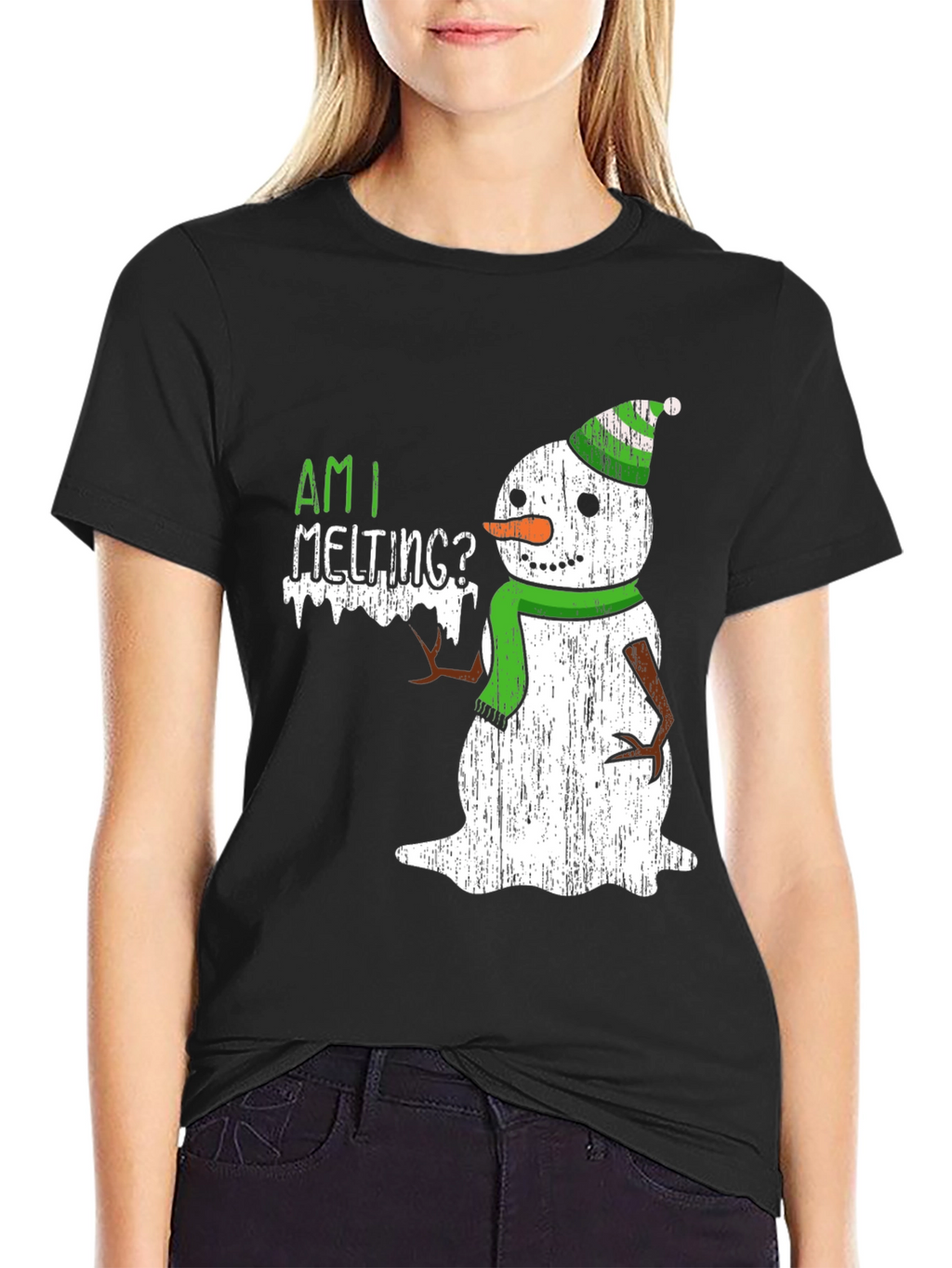 Am I Melting? Snowman Graphic Tee