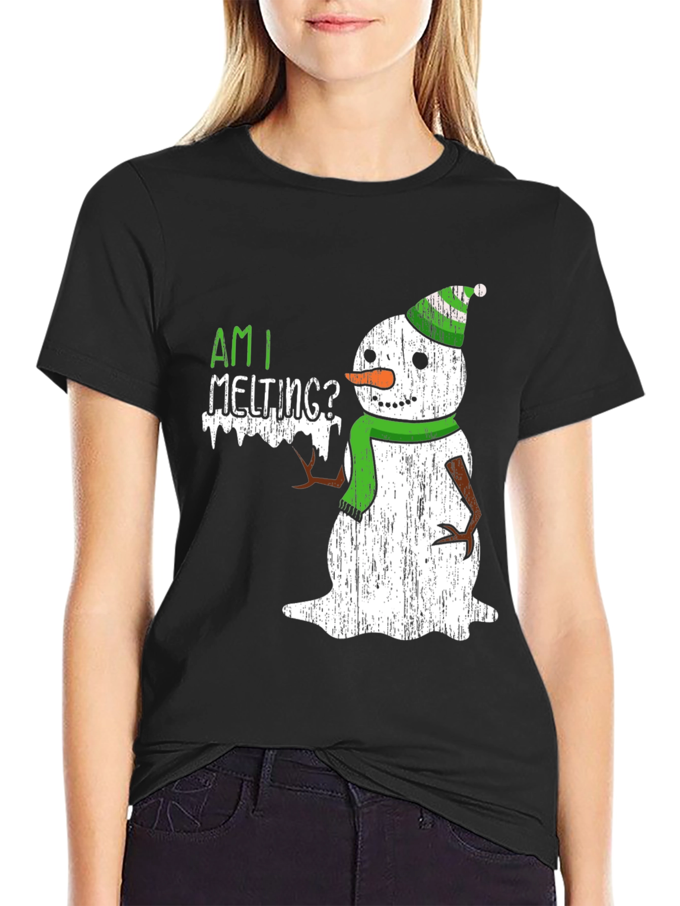 Am I Melting? Snowman Graphic Tee