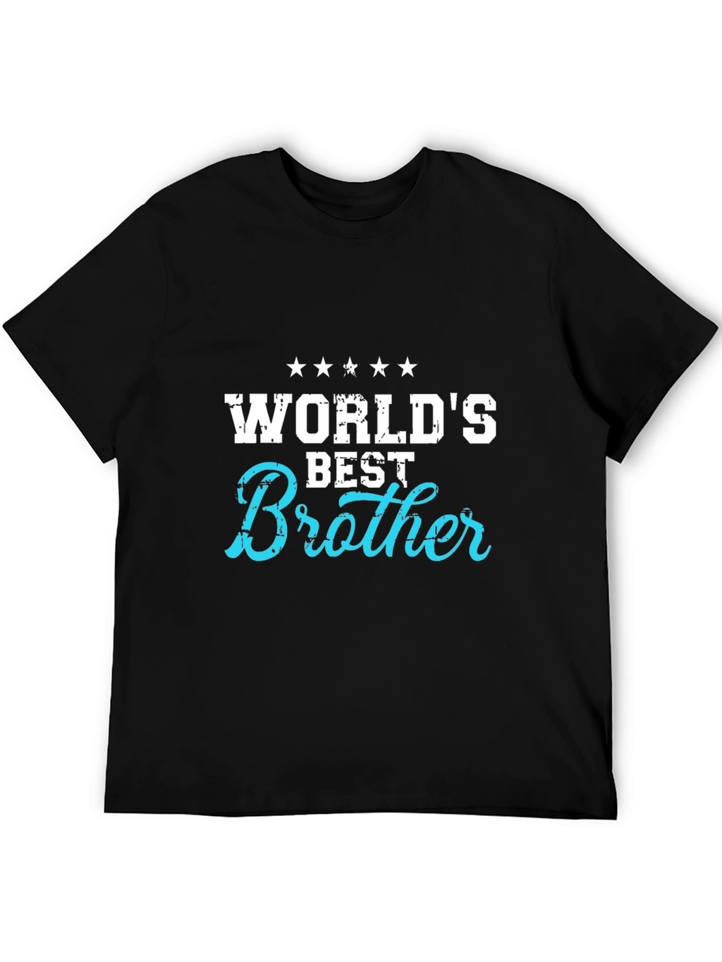 Worlds Best Brother Black T-Shirt