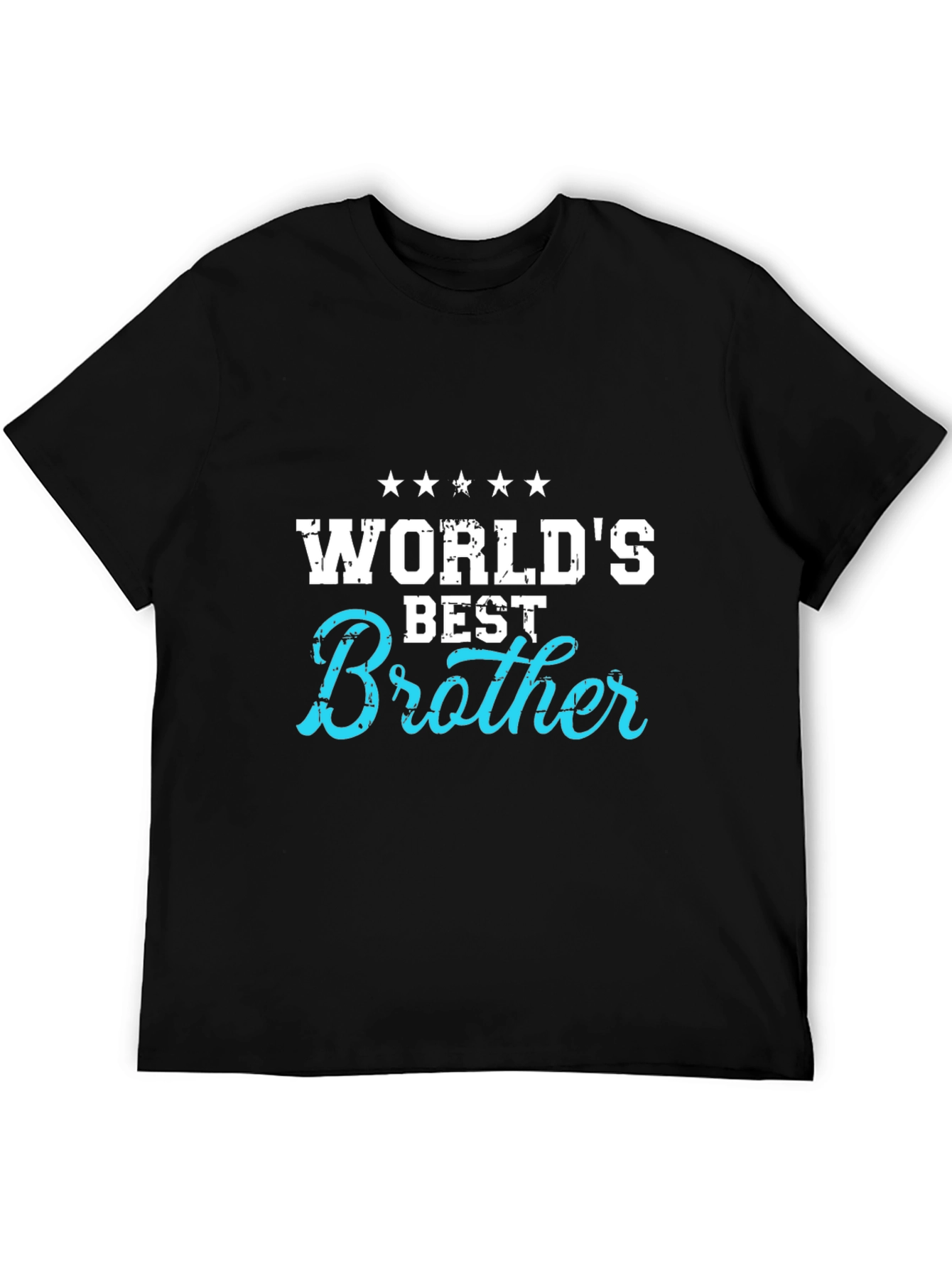 Worlds Best Brother Black T-Shirt