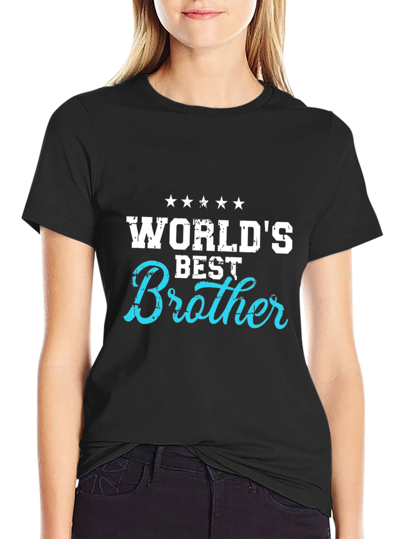 Worlds Best Brother Black T-Shirt