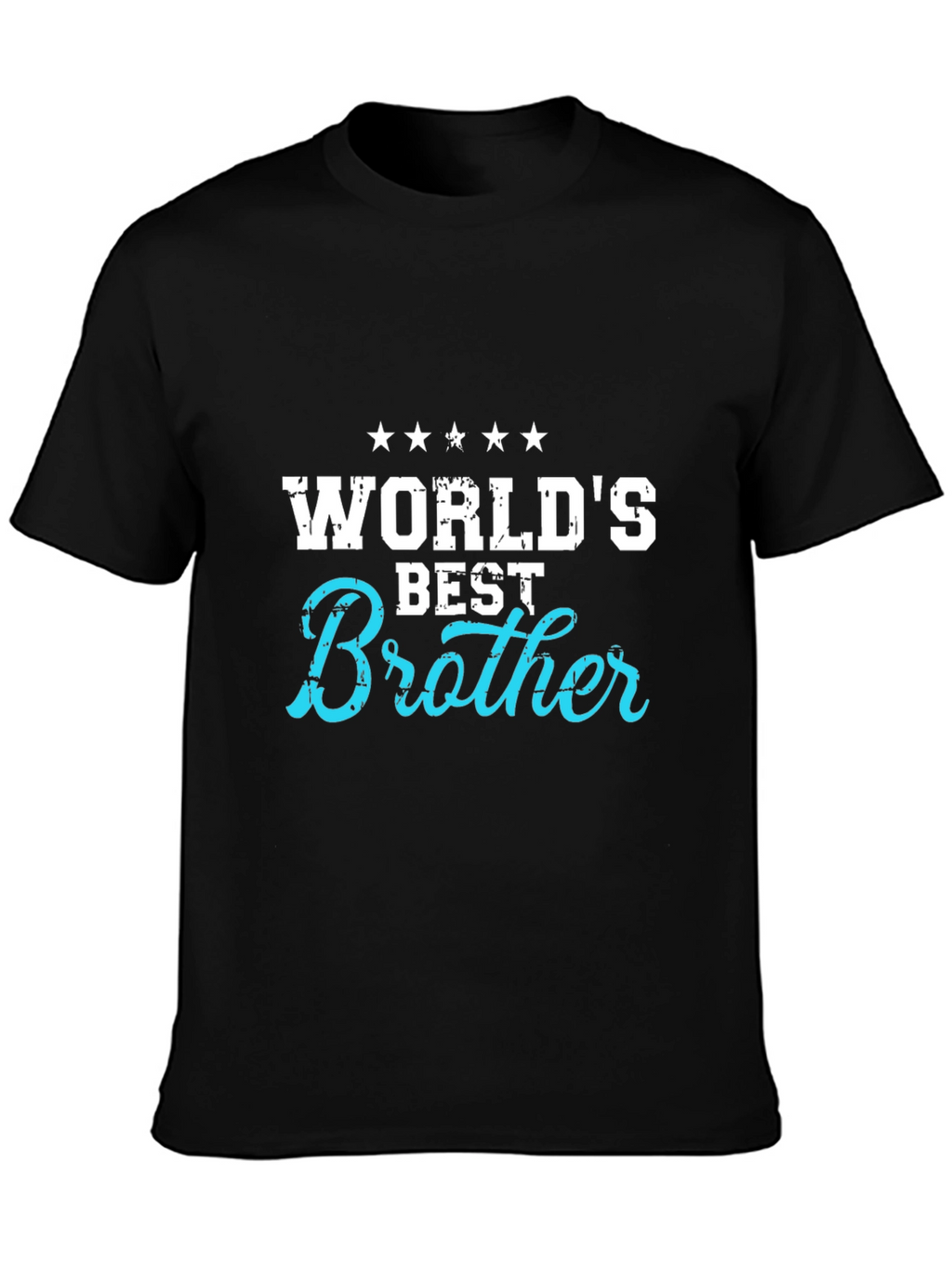 Worlds Best Brother Black T-Shirt
