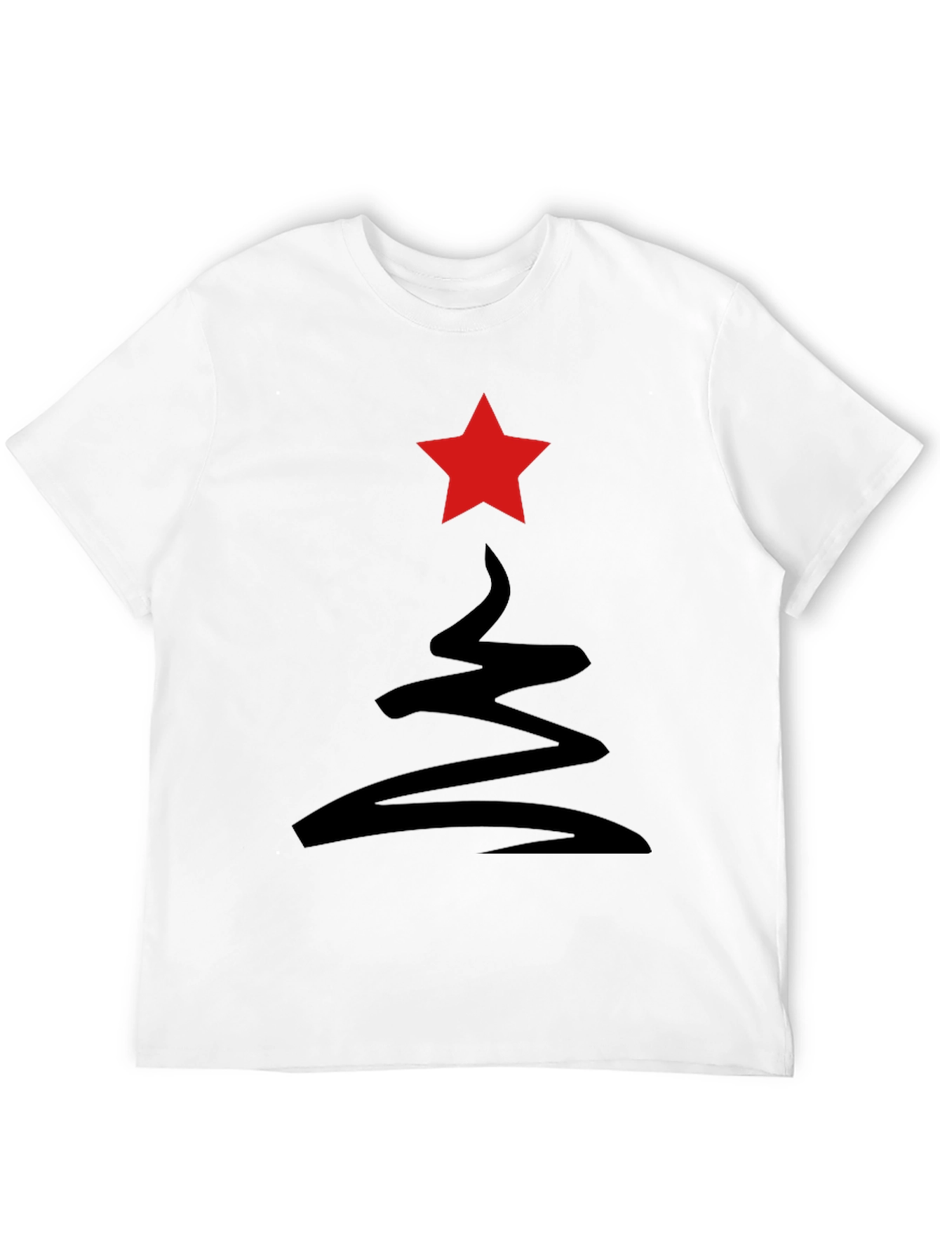 Abstract Holiday Tree Tee