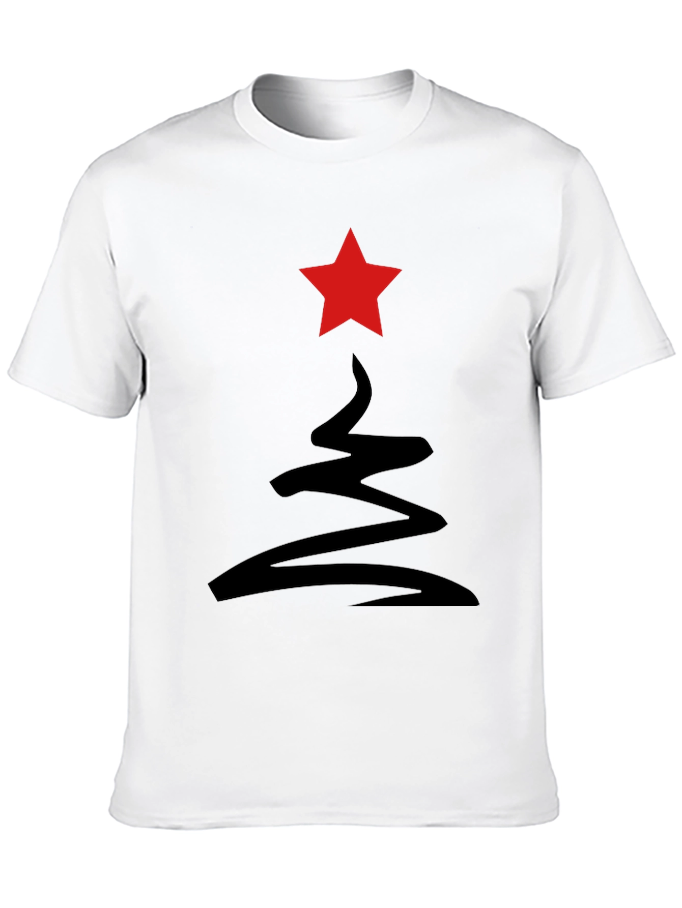 Abstract Holiday Tree Tee