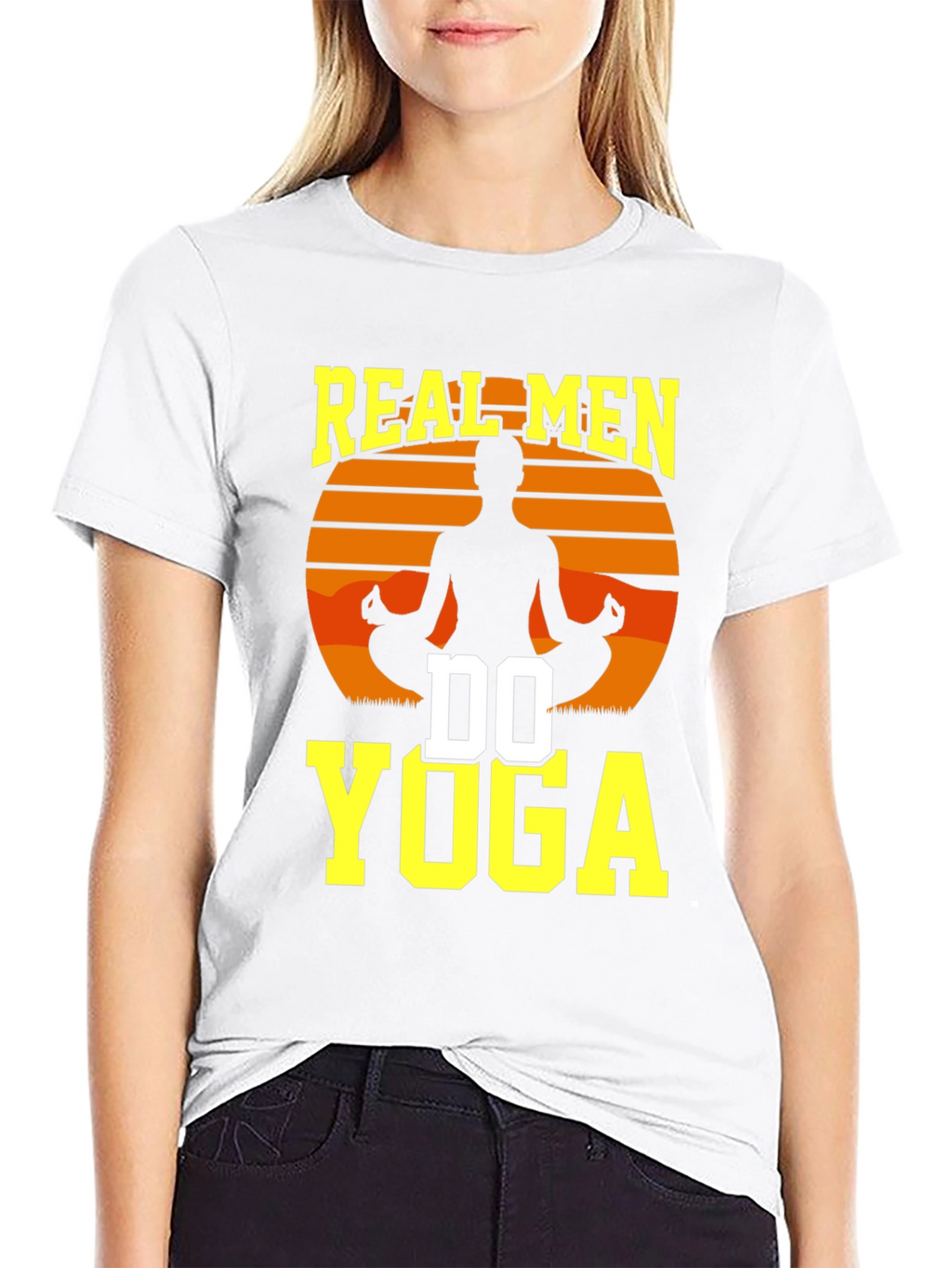 Real Men Do Yoga Graphic T-Shirt
