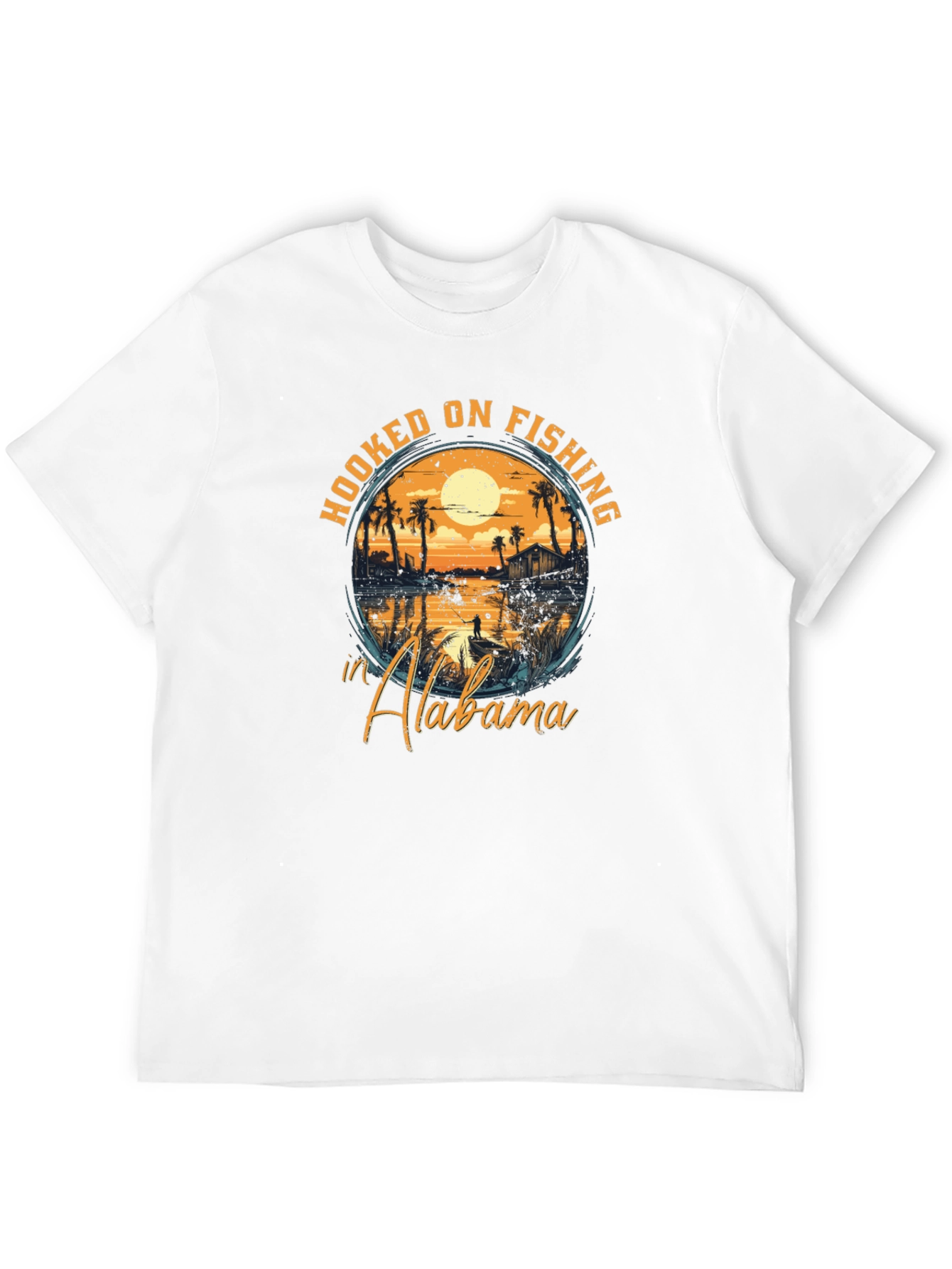 Hooked on Fishing in Alabama Tee