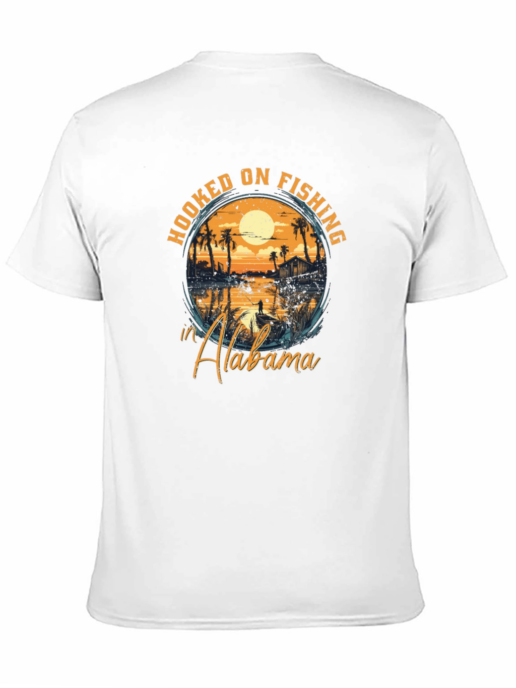 Hooked on Fishing in Alabama Tee